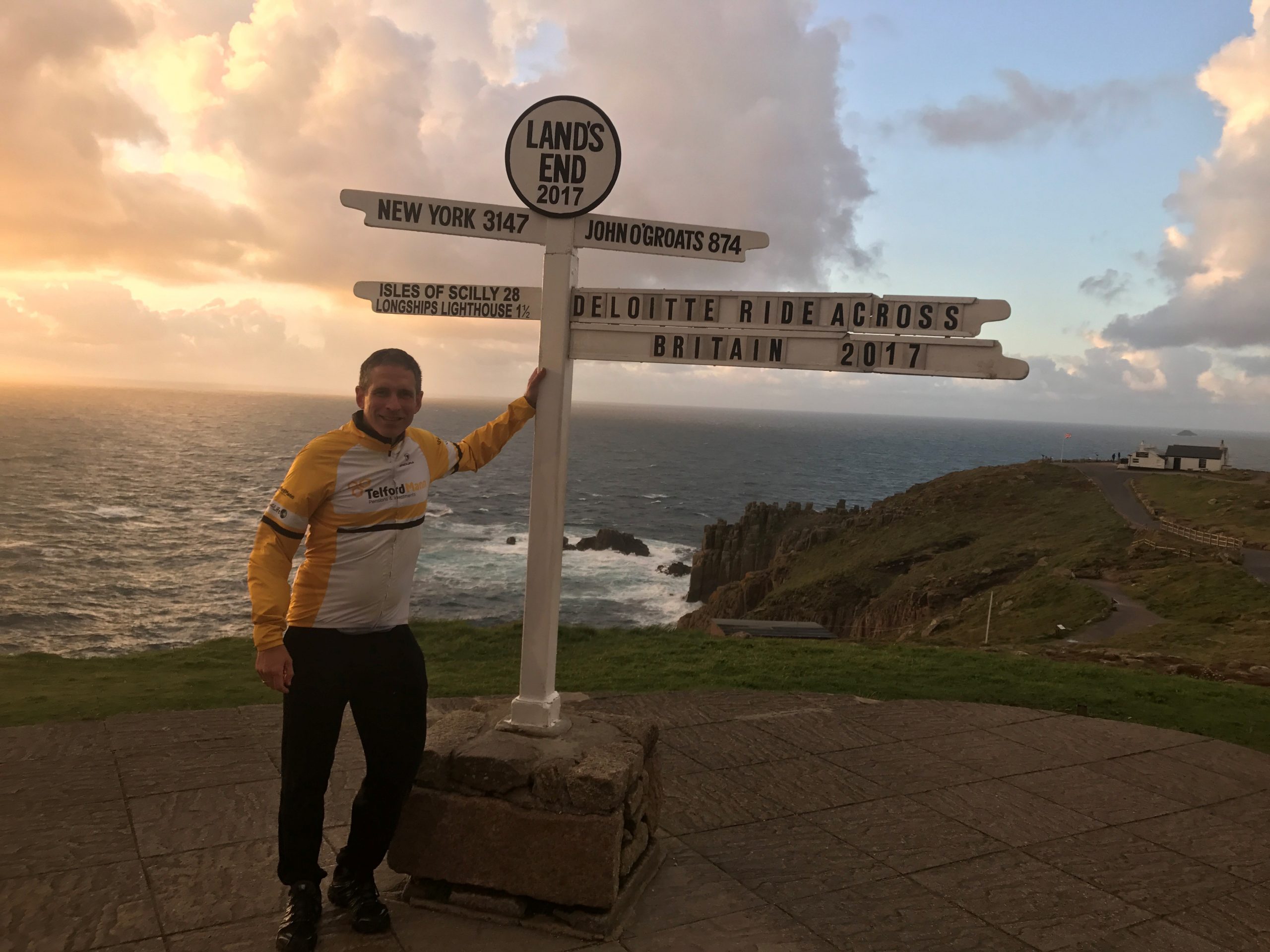 Kieron completes 9 days, 969 mile bike ride mission across the UK