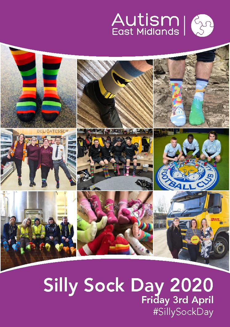 Silly Sock Day for Autism East Midlands from Jilly Mann