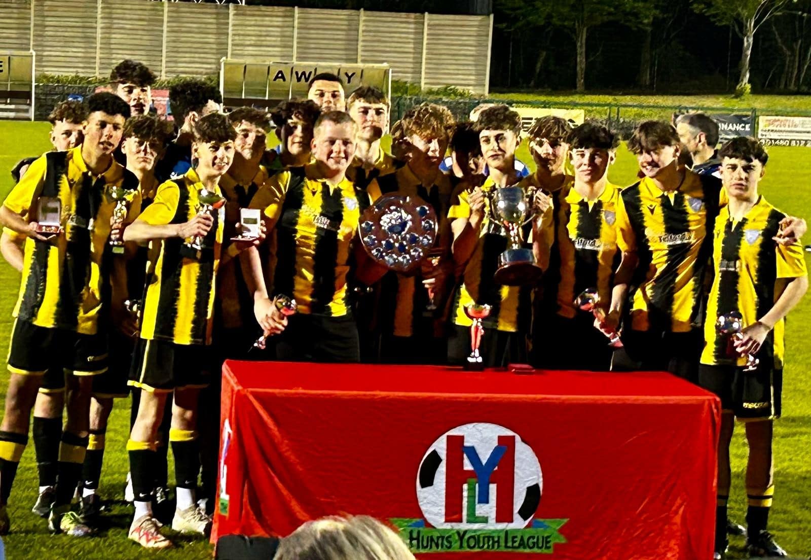 Eynesbury Rovers Under 15s do the Double