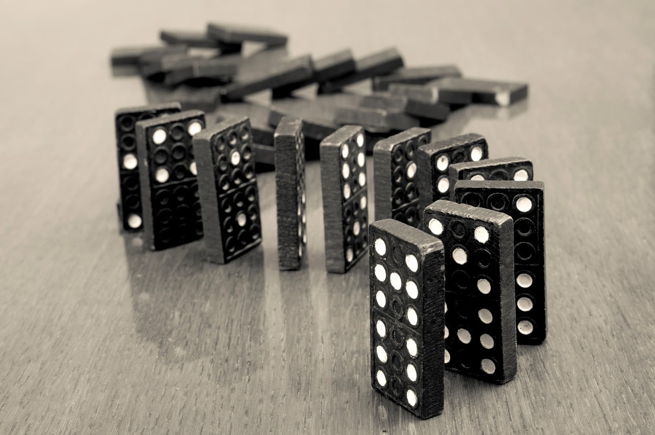 Market Update 18th April 2024 – Which will be the first domino to fall? – from Jilly Mann